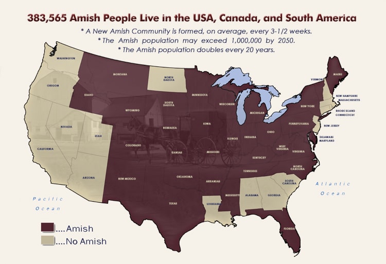 Amish US Population 2013