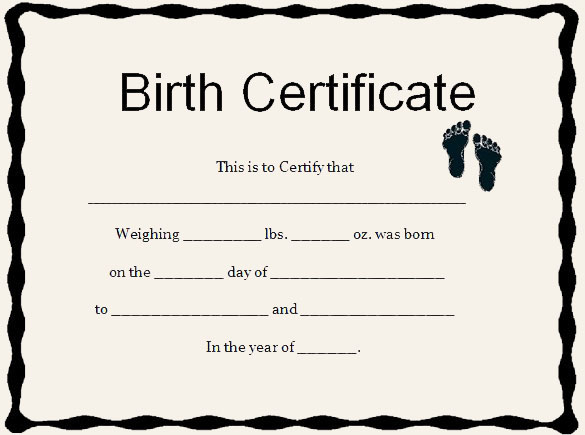 Birth Certificate